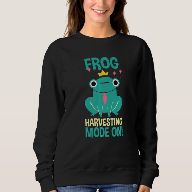 Moletom Amphibian Frog Hunter Hunting Frog Harvesting Mode (Frente)