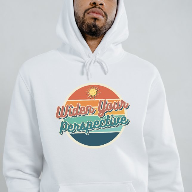 Moletom Ampliar Sua Perspectiva Retro Hoodie (Criador carregado)
