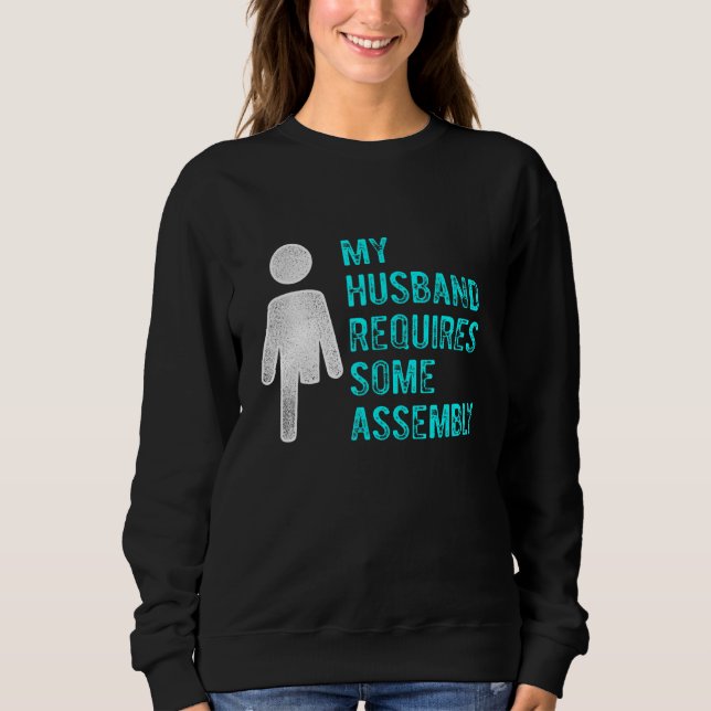 Moletom Amputee Humor Husband Assembly Leg Arm  Recovery 3 (Frente)