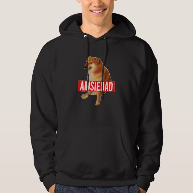 Moletom Amsiedad Cheems Ironic Spain Doge Meme (Frente)