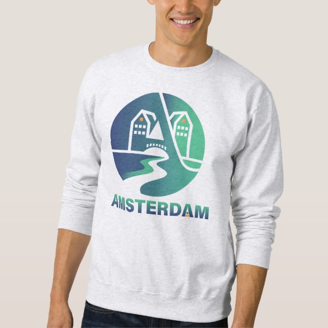 Moletom Amsterdã Países Baixos Europa (Frente)