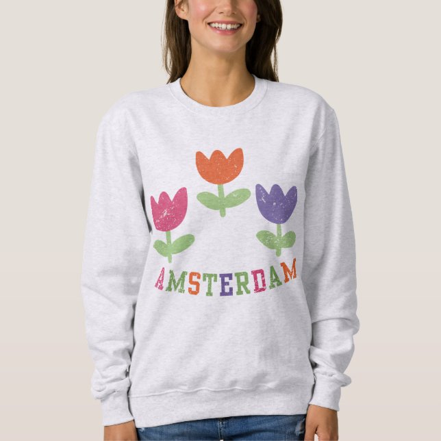 Moletom Amsterdam Tulips (Frente)