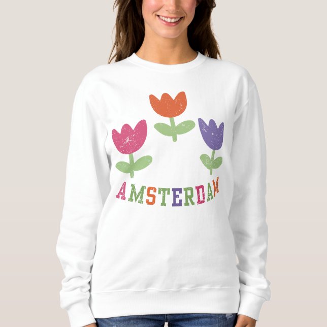 Moletom Amsterdam Tulips (Frente)