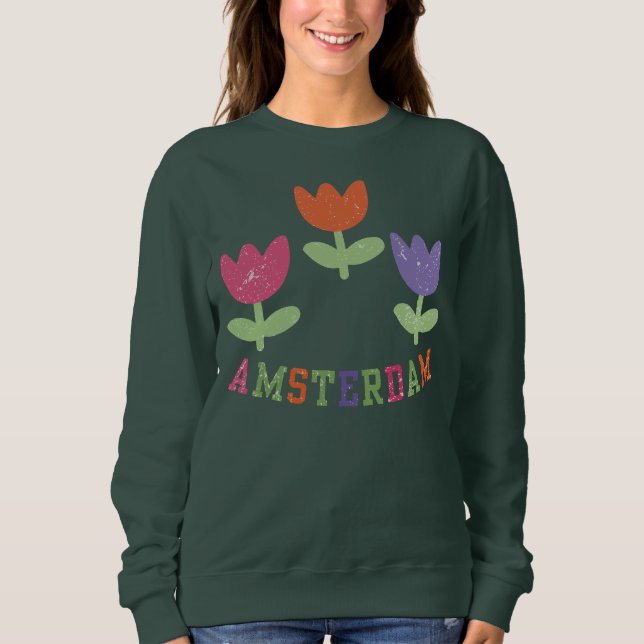 Moletom Amsterdam Tulips (Frente)