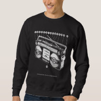 Anatomia da Boombox Retro 80s 90s Ghetto Blaster H