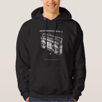 Anatomia da Boombox Retro 80s 90s Ghetto Blaster H