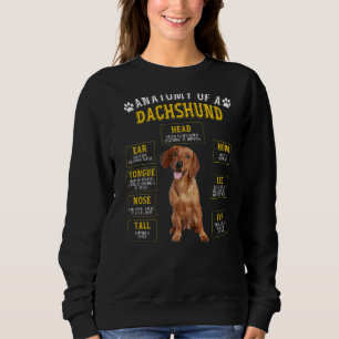 Moletom Anatomia Dachshund Para Homens