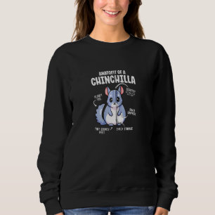 Moletom Anatomia De Chinchilla Para Mulheres Mãe