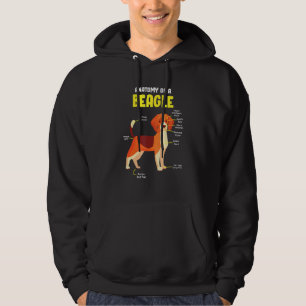 Moletom Anatomia De Roupa De Cachorro De Beagle
