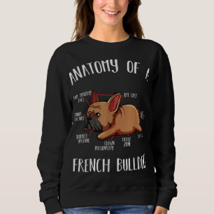 Moletom Anatomia De Um Cão Francês Cachorro Francês Pet