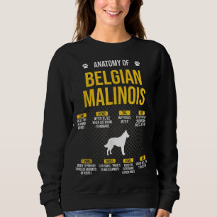 Moletom Anatomia Do Cão Malinois Belga