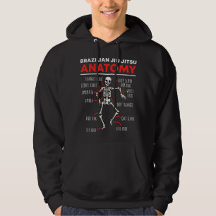 Moletom Anatomia do Jiu Jitsu Brasileiro Esqueleto Funny M