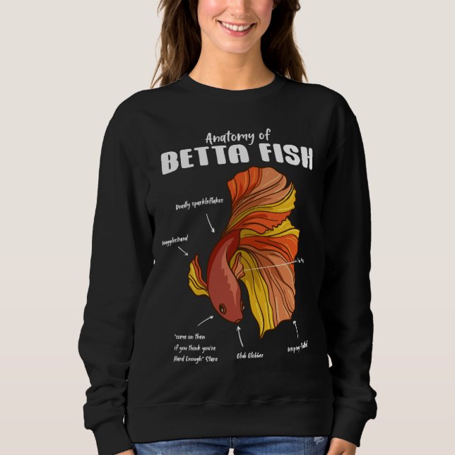 Moletom Anatomia do peixe (Frente)