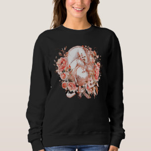 Moletom Anatomia Floral do Útero na Gravidez Bebê Ginecolo