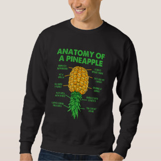 Moletom Anatomy Of A Pineapple Men Women Upside Down Pinea
