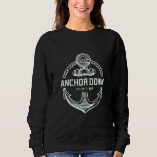 Moletom Anchor para Baixo, Espírito Para Cima