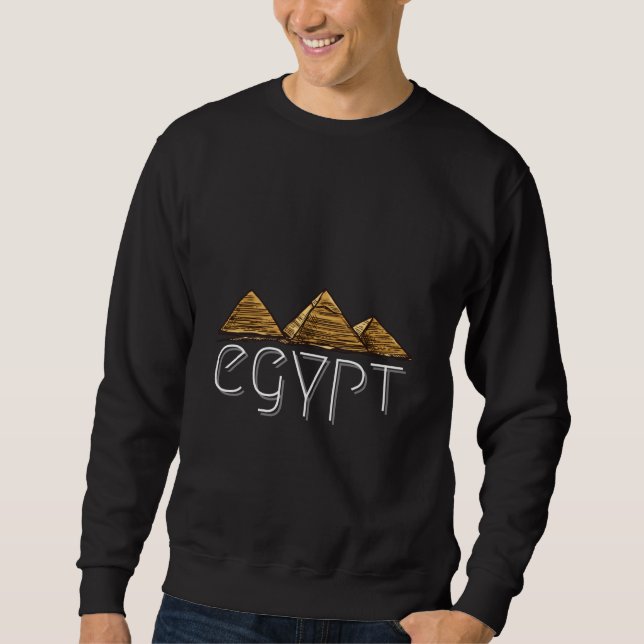 Moletom Ancient Egyptian Pyramid T Shirt (Frente)