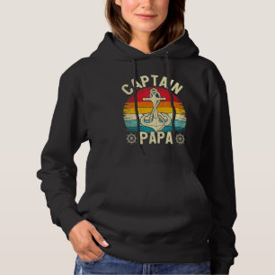 Moletom Âncora de Navio Vintage Retro Capitão de Barco Pon