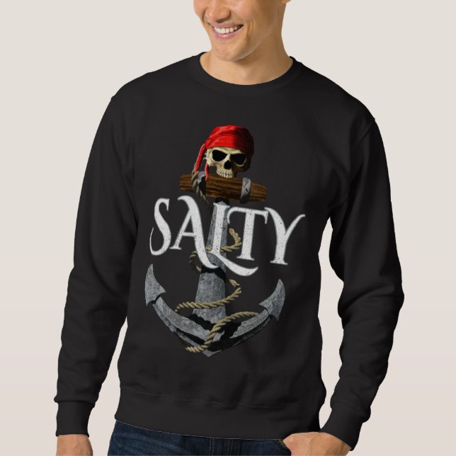 Moletom Âncora Náutica Pirata Salgada (Frente)