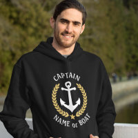 Ancorar o nome do seu barco Capitão Dourado Laurel