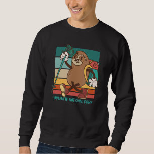 Moletom Andando Sloth Yosemite Parque Nacional Acampamento
