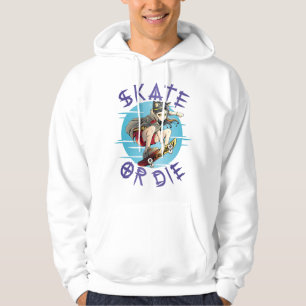 Moletom Andar de skate ou morrer Garota de skate