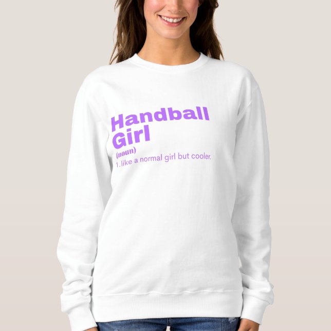 Moletom andball Girl - Handball (Frente)