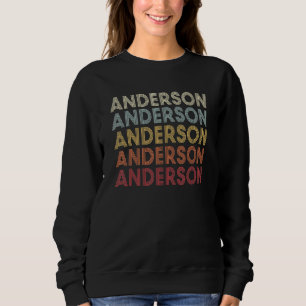 Moletom Anderson California Anderson CA Texto retroativo d