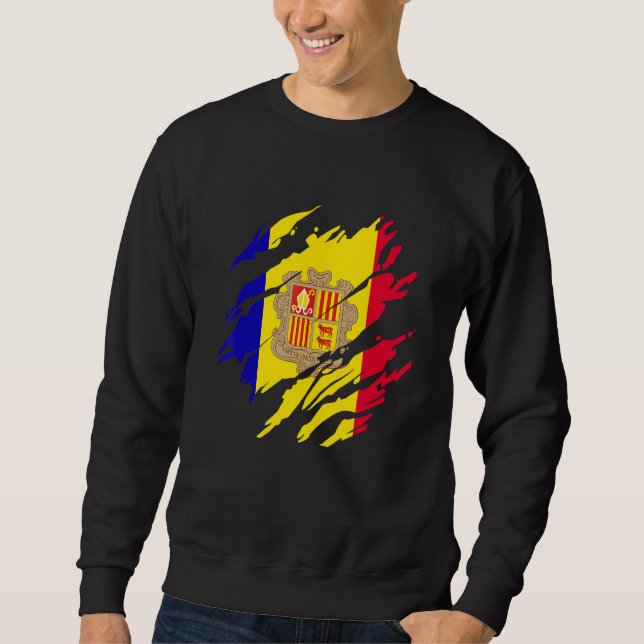 Moletom Andorran Flag Andorra (Frente)