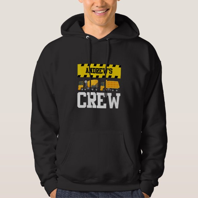 Moletom Andrew Construction Crew Custom Dumcaminhão Dump T (Frente)