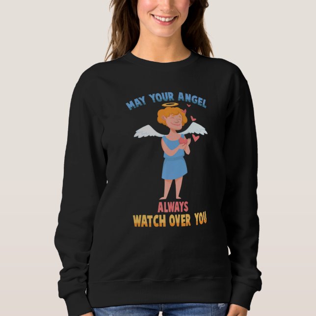 Moletom Angel Que Seu Anjo Sempre Olhe Por Você (Frente)