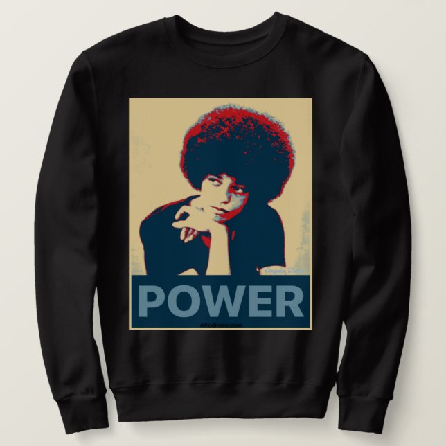 Moletom Angela Davis (Frente do Design)
