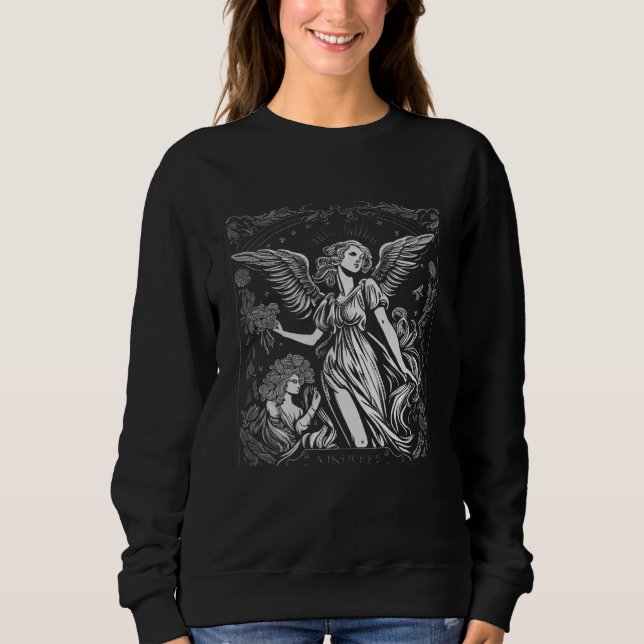 Moletom Angels Tarot Card Graphic for Men Women Boys Girls (Frente)