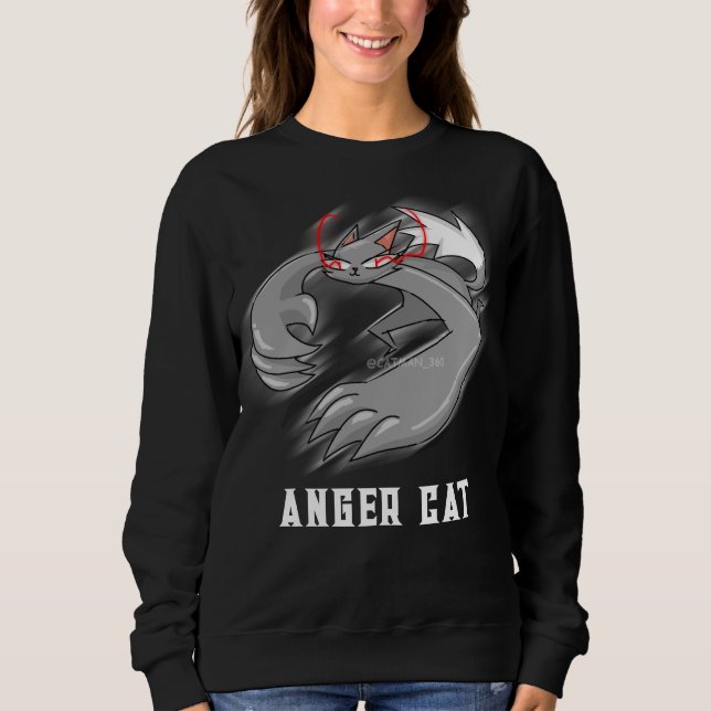 MOLETOM ANGER CAT (Frente)