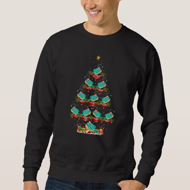 Moletom Anglerfish  Xmas Holiday Anglerfish Christmas Tree (Frente)