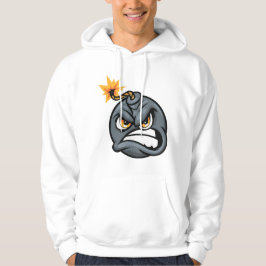 Moletom Angry Bomb Cartoon Hoodie - Grumpy Graphic 