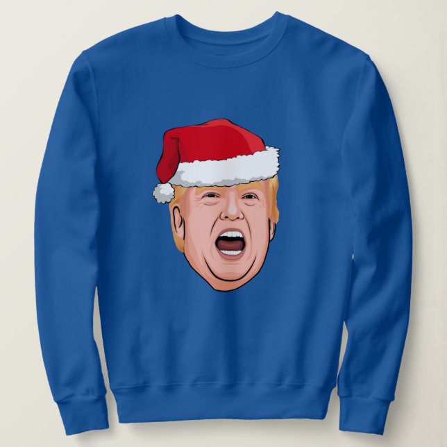 Moletom Angry Donald Trump Christmas (Frente do Design)