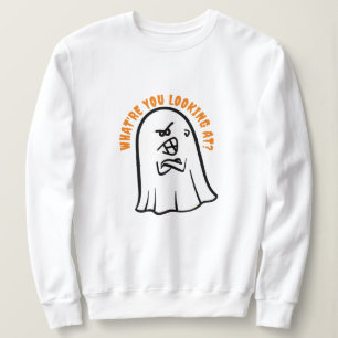 Moletom Angry Ghost Pun, O que você está olhando para o Ha