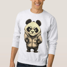 Moletom Angry Panda Cute Animal Design