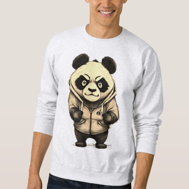 Moletom Angry Panda Cute Animal Design (Frente)