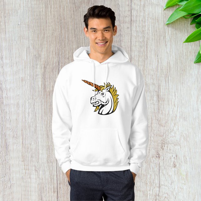 Moletom Angry Unicorn Mens Hoodie (Criador carregado)
