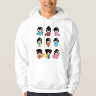 Moletom Animação Japonesa Kawaii Anime Garotas Geisha Mang