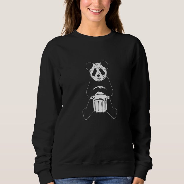 Moletom Animador de Bateria de Panda (Frente)