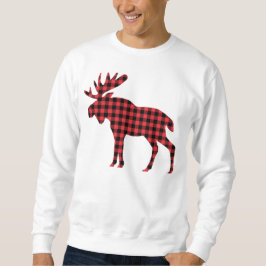 Moletom Animais da Floresta de Natal - Xadrez de Buffalo V