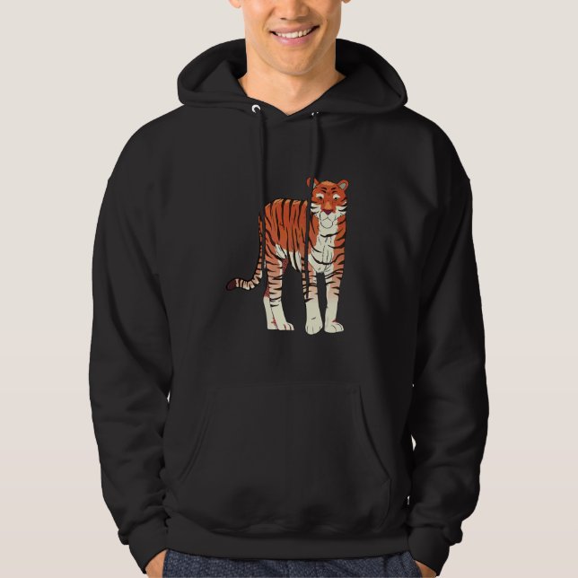 Moletom Animais das mulheres do gênero Tiger (Frente)