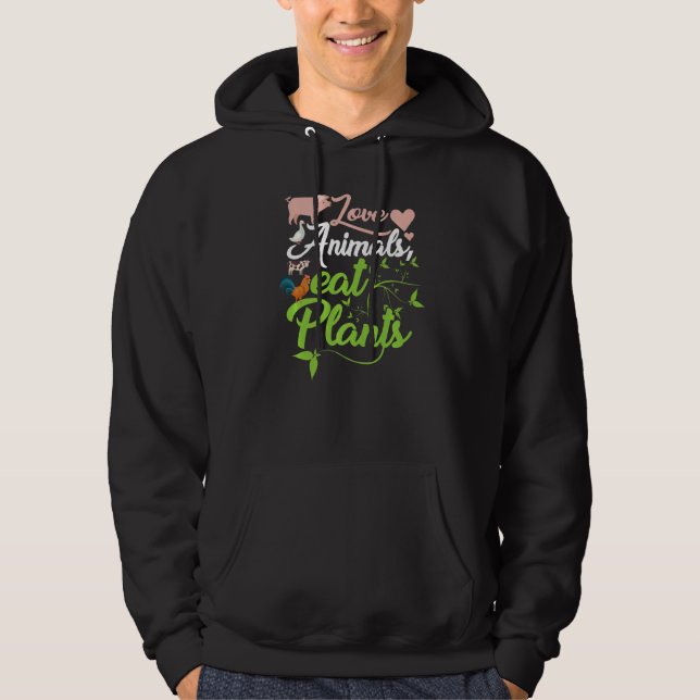 Moletom Animais De Amor Comem Plantas (Frente)