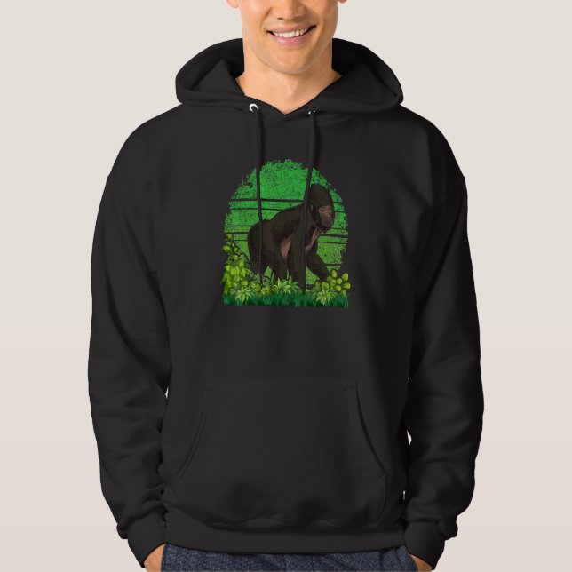Moletom Animais Silvestres Macaco   Floresta Tropical Maca (Frente)