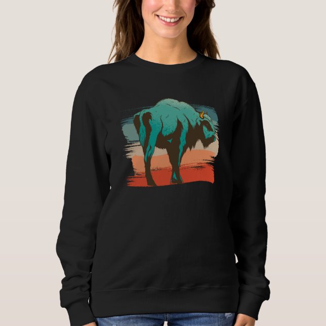 Moletom Animal Bison Illustration (Frente)