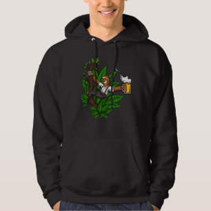Moletom Animal engraçado do partido do bebendo da cerveja
