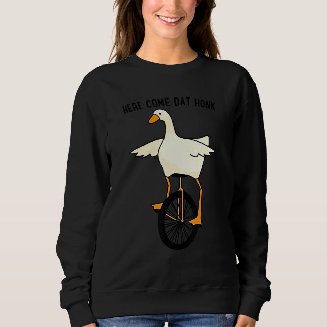 Moletom Animal Here Vem Dat Honk Cute Duck (Frente)